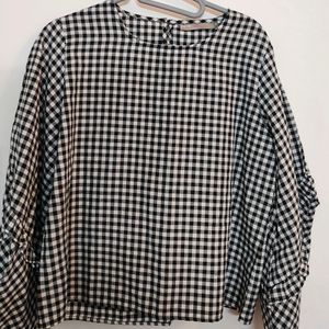 Gingham Casual Tops