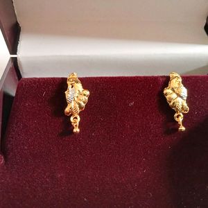 Gold Plated Earrings 5 Pairs