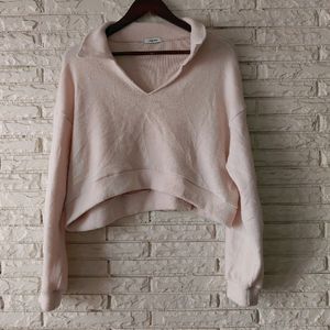 Crop Sweater Of Fleece