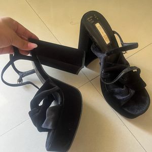 Black party Block Heel