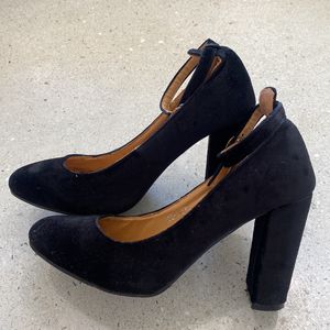 Black Block Heels