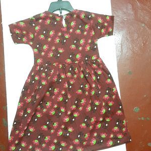 7 To 8 Yrs Cotton Frock