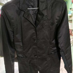 Black Casual Blazer For Men