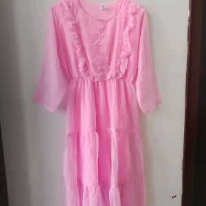 Pink Party Wear Dress