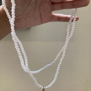 Double Layered Pearl Necklace