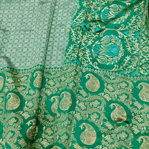 Wedding Silk Saree Designer With Blouse Designe