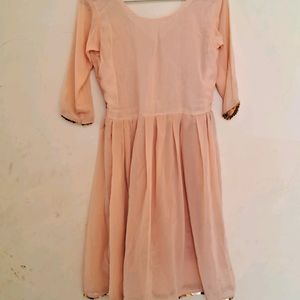 Peach Kurti Or Frock