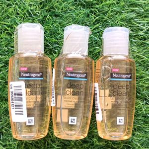 Neutrogena Deep Clean Facial Cleanser Pack Of 3