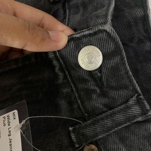 ZARA black High Waist Denim