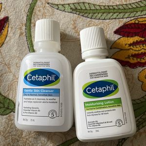 Cetaphil Dry Skin Facewash And Moisturiser