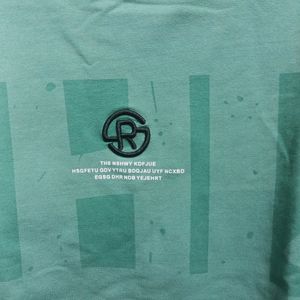 Sea Green Sweat T Shirt In Good Condition