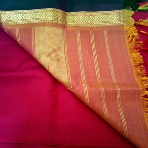 New Pure Mysore Silk Sare With Blouse Material