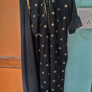 Black Sharara Set