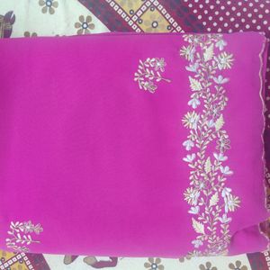 Kashmiri Embroidery Saree