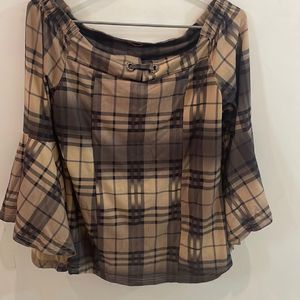 Checkered Top For Women