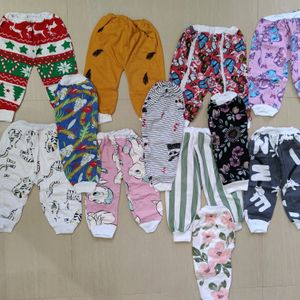 Baby Cotton Pants Pack Of 12