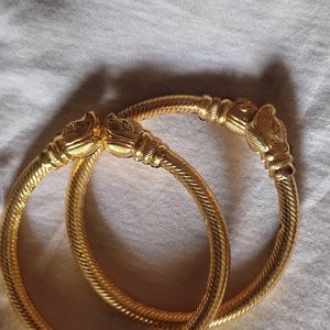 Golden Kada Bangles