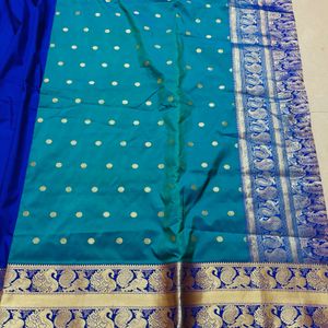 english color kathpadar saree