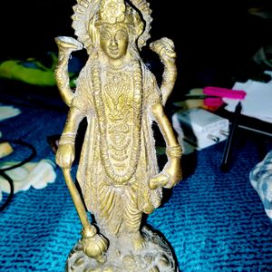 Brass Mahavishnu1kg(Guruvayoorappan