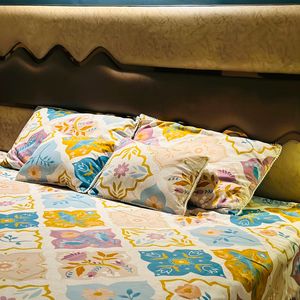 Imported Printed 5 Pieces Bedding Set