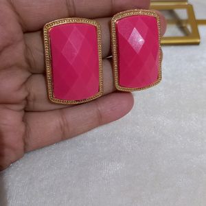 Pink Earrings