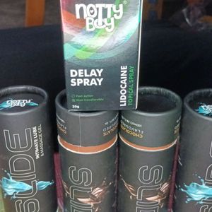 Combo Of 6 Delay Spray And Lubricant Gel