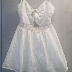 Sexy Mini Chikan Pure Cotton Zara Dress.