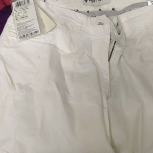 White Branded Shorts