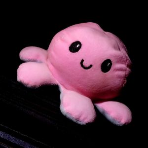 pink and blue Super Soft Octopus Animal Toy