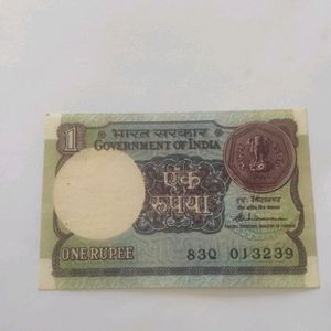 1 Rupees Old Ship Note