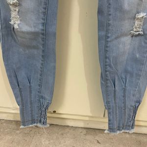 Funky Blue boyfriend jeans