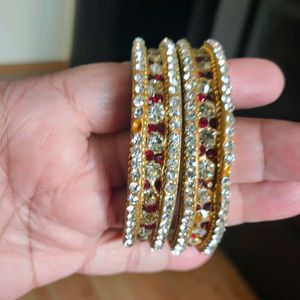 A Pair Of Beautiful Bangles.2.5 Inches