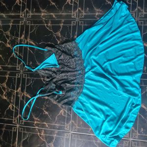 Klamotten Turquoise Blue Babydoll