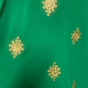 Green Kurta Set