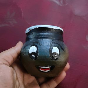 Small Earthen Pot For Decoration And Plants