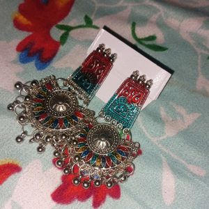 Multi Colour Jhumka