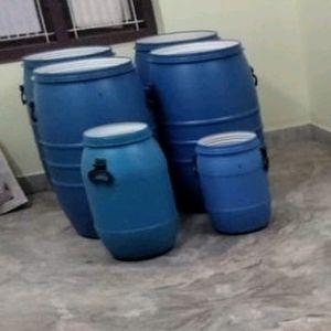 Plastic Water Drum 🛢️