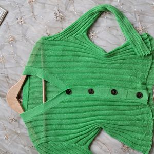 Neon Green Thin Sweater