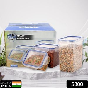 Pack of 3 containers ( 1500ml+1000ml+500ml)