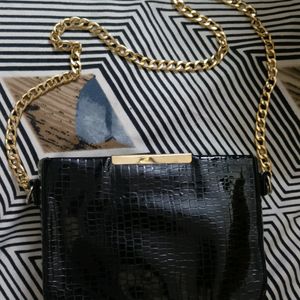 Black Party Sling Bag