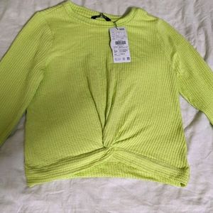 Ribbed Neon Top.