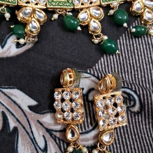 Kundan Stone Necklace  Set