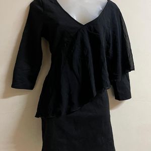 Black Korean Designer One Piece