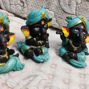 Ganesh 3 Pc  Idol  Set