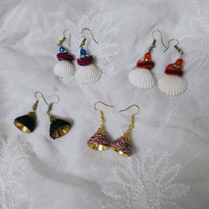 Small Earring Combo ( Pack Of 4)