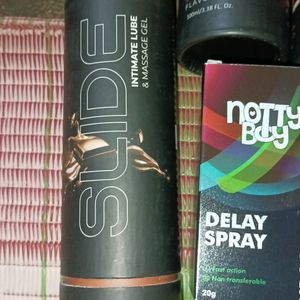 Combo Of 6 Nottyboy Spray And Lubricant For Men