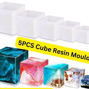 Set Of 5 Cube Mould