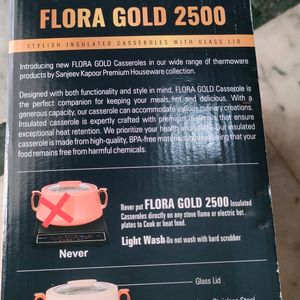 Sanjeev kapoor Flora Gold Casserole 1650ml