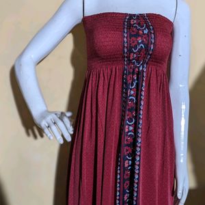 TUBE  RUCHED (NEW) DRESS