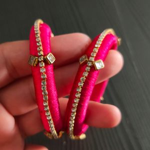 Hand Made Silk Thread Bangles